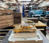 Tucker Discovery: Original Tucker Ash Tray Sets from Their Manufacturer and Their Tooling Molds