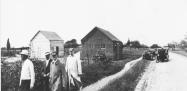 Mystery Foto #18 Solved: Motor Parkway officials at the Jerusalem Road field office circa May 1908