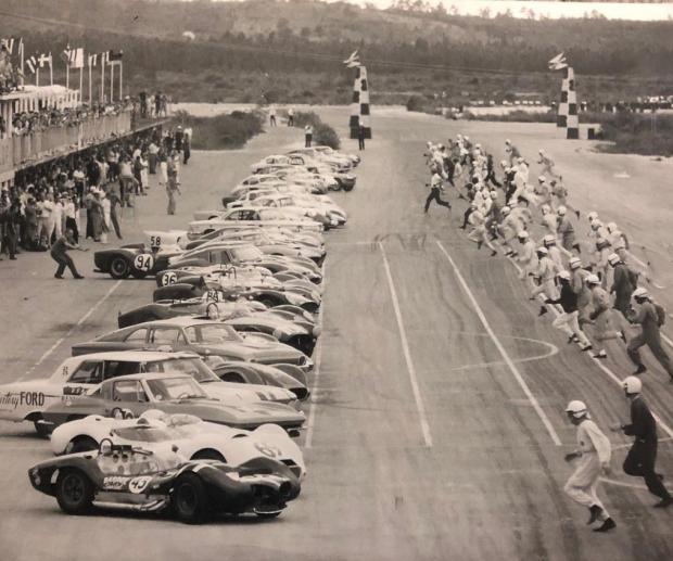 The 1962 Holman Moody Challenger III at the 1962 Bahamas Speed Weeks