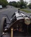 Greg O’s Garage: The Alco Black Beast on a practice run for the Port Jefferson Hill Climb.