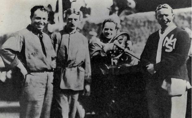 Mystery Foto #36 Solved: Four Speed Merchants- Robertson, Christie, Strang and Oldfield at Atlanta Speedway in 1909