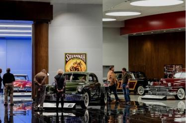 Photos of the day: Tucker 1044 at the opening of the Savoy Automobile Museum and a Family Feud “Tucker versus Alcos”