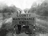 Mystery Foto #1 Solved: A 1940 view of the Motor Parkway at Half Hollow Road in Dix Hills