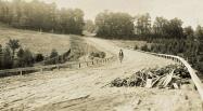 Mystery Friday Foto #17 Solved: The Motor Parkway under construction north of Marcus Avenue in Lake Success (Circa 1911)