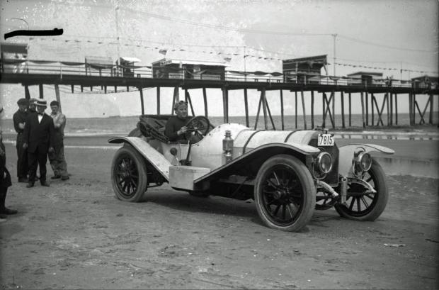 Mystery Friday Foto #36 Solved: Harry Grant in an Alco at the  1912 Old Orchard Beach Meet in Maine