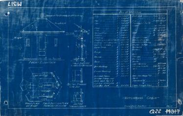 Greg O’s Garage; ‘The Long Island Motor Parkway Watchman’s Cabin’ Blueprints