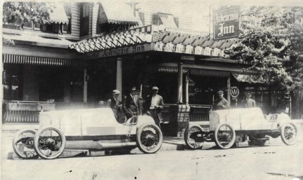 Mystery Friday Foto #8 Solved: Two Porter-Knight racers preparing for the 1915 Indy 500 Race in Port Jefferson
