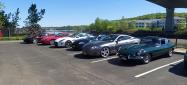 The Jaguar Drivers Club of Long Island Visits the Waterfront at Roslyn