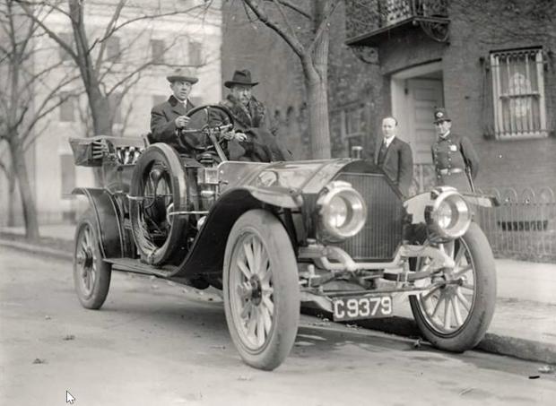 Mystery Friday Foto #10 Solved; Theodore Roosevelt goes for an automobile ride