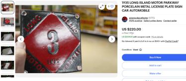  Fraud Alert Update: Guide to Identifying Authentic Versus Reproduced Long Island Motor Parkway and Roosevelt Field Porcelain Plates