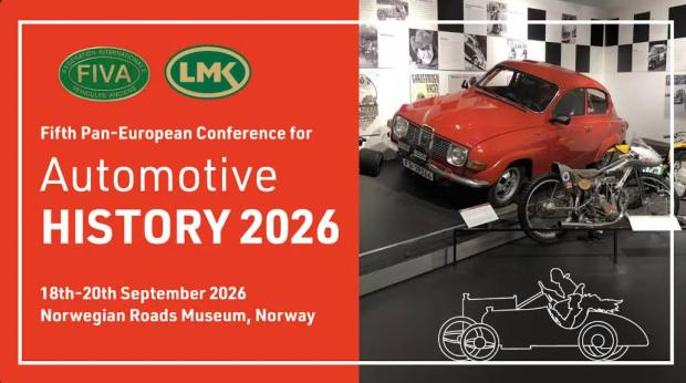 Howard Kroplick to be a featured speaker at the Fifth FIVA Pan-European Conference for Automotive History in Lillehammer, Norway