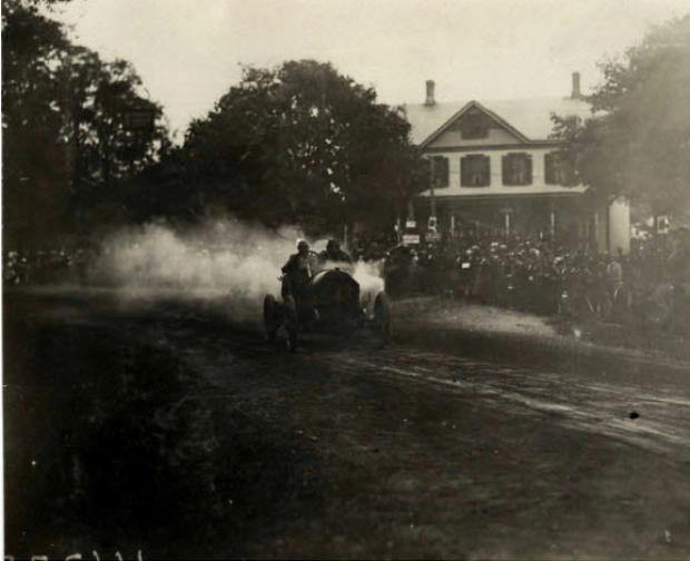 Mystery Foto #36 Solved: The P43 Racer Taking a Turn in the Hamlet of Jericho