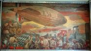 Mystery Foto #10 Solved: Mural of the British Dirigible R34 Landing in Roosevelt Field in 1919