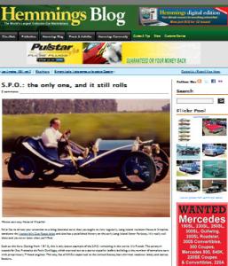 Hemmings Blog:“S.P.O.: the only one, and it still rolls”