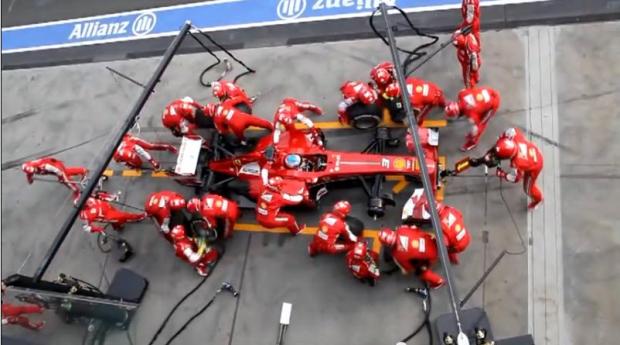 Video of the Week: Ferrari F1 Pit Stop Perfection