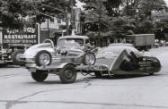 The Racer on the Trailer at Bridgehampton in 1951