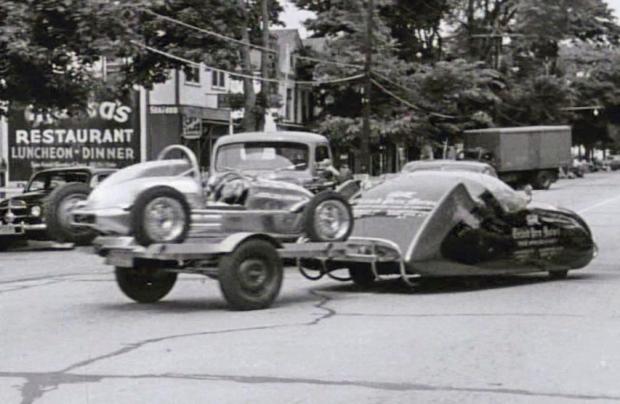 The Futuristic Tow-Car at the 1951 Bridgehampton Races