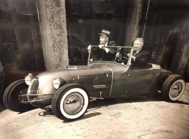 Mystery Foto #47 Solved: A. Holly Patterson & Robert Moses in a Custom Car in 1957