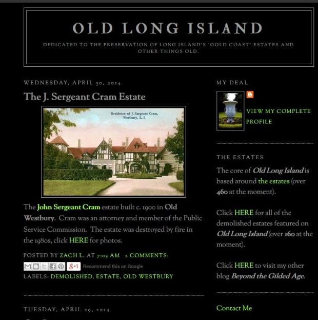 Favorite Website: OldLongIsland.com