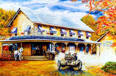 Vanderbilt Cup Race Art from West Wales