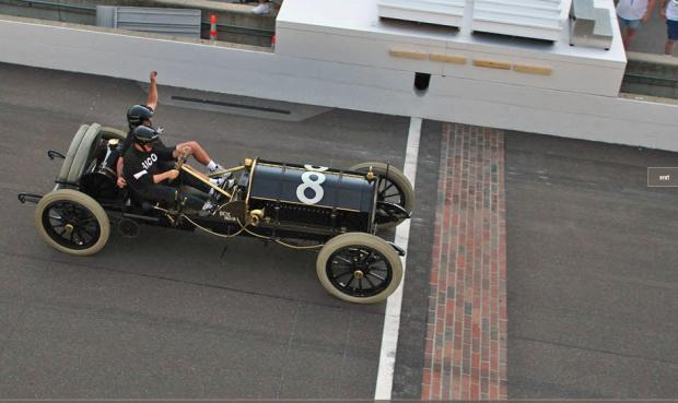Roadandtrack.com and Indianapolismotorspeedway.com: The Alco Black Beast on Legends Day