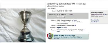 Locomobile Vanderbilt Cup Sold on eBay for $2,300