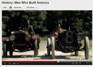 The Alco Black Beast and the White Speedster Featured in History Channel’s “Men Who Built America”