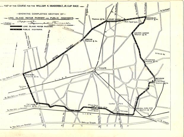 The Vanderbilt Cup Race Courses (1904-1910)