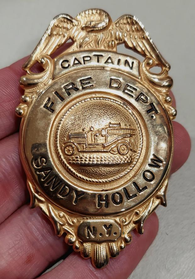 Austin Clark Jr’s Sandy Hollow Fire Department Badges