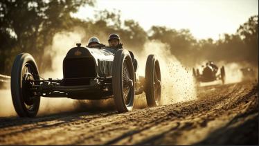 How does Artificial Intelligence view the Vanderbilt Cup Races?