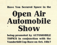 Kleiner’s Korner: An Automobile Show on the Course of the 1905 Vanderbilt Cup Race
