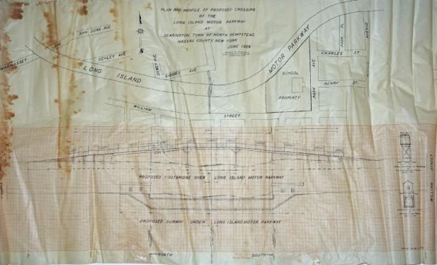 Malverne Treasure #2: A Proposed Footbridge and Subway in Albertson/Williston Park