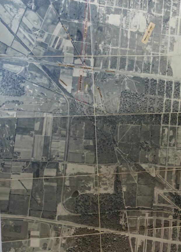 The Western Terminus of the Motor Parkway in Fresh Meadows Circa 1938