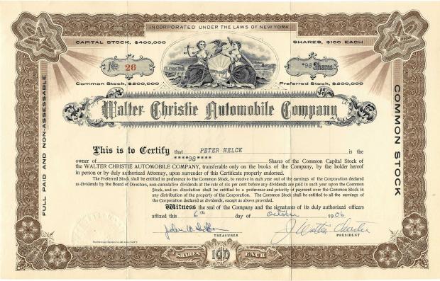 Greg O’s Garage: From the Helck Family Collection: Stocks and Bonds