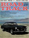 Road & Track August 1962; The Wallis Bird Auction