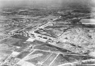 Cradle of Aviation Archives: An amazing 1936 aerial of  the Motor Parkway, Roosevelt Field and Roosevelt Raceway