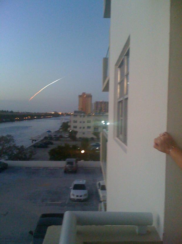 Look, up in the sky, it’s the space shuttle!