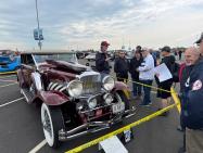 The 1930 Duesenberg Model J Murphy Sedan Convertible Berline attends the Town of Oyster Bay Tobay Beach Car Show