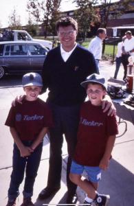 Mystery Friday Foto #49 Solved: Sean and Mike Tucker with Domino’s Founder Tom Monaghan
