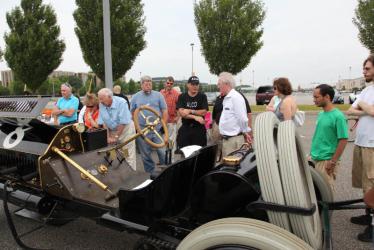 The New York Times Editor at the 2009 Vanderbilt Autocross and Concours