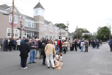 The Black Beast Helps Dedicate the East Williston New Village Hall