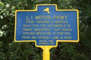 Central Park Historical Society Marker: The 1908 Motor Parkway Ground-Breaking Ceremony
