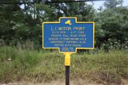 Central Park Historical Society Marker: Central Avenue/LIRR Motor Parkway Bridge