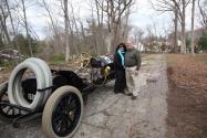 Long Island Motor Parkway Preservation Society Visits a Hidden Parkway Section in Dix Hills