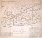 1927 Map Showing the Long Island Motor Parkway and Proposed Highways & Parkways East of Queens