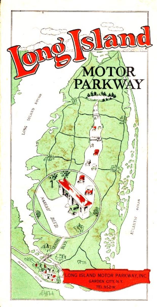 The 1929 Long Island Motor Parkway Brochure and Map