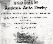 Film Part I- VMCCA 1942 Antique Auto Derby “50 of America’s First Cars”