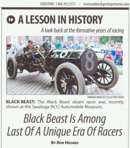 National Speed Sports News “Black Beast  Is Among Last Of A Unique Era of Racers”