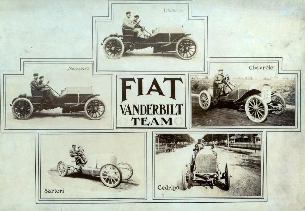 The Italian Team for the 1905 Vanderbilt Cup Race