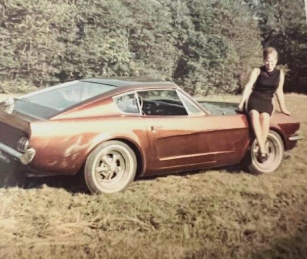 The newly discovered owner of the Mustang III Concept Show Car in 1968 and 1969